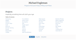 Desktop Screenshot of michaelfogleman.com