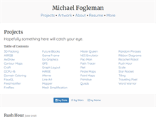 Tablet Screenshot of michaelfogleman.com
